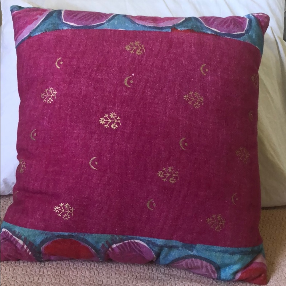 Anthropologie Pillow - 18x18, Pink